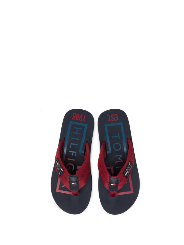 Hilfiger Badge Beach Sandal Regatta Red / 42