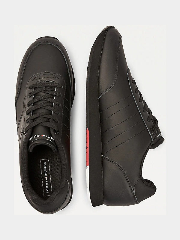 Corporate Leather Runner Black / 42