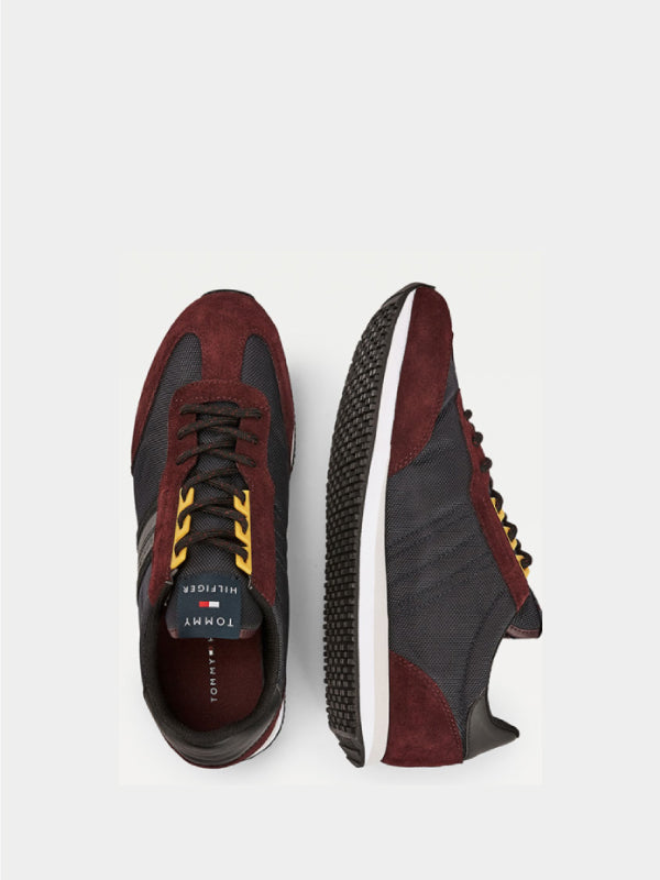 Lo Mix Winter Runner Stripes Deep Burgundy / 42