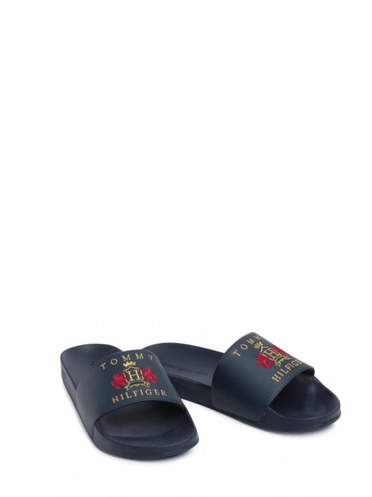 Tommy Hilfiger Crest Poolslide Desert Sky / 42