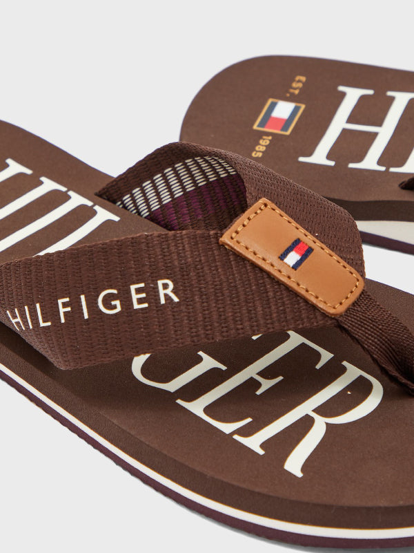 Big Hilfiger Flip Flop Cocoa / 42