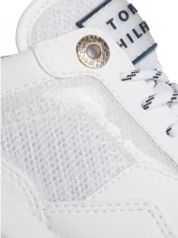 Sporty Wedge Sneaker White / 36