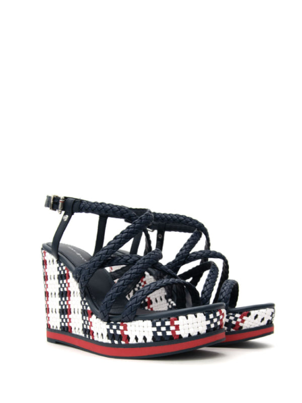 Tommy Interwoven High Wedge RWB / 36