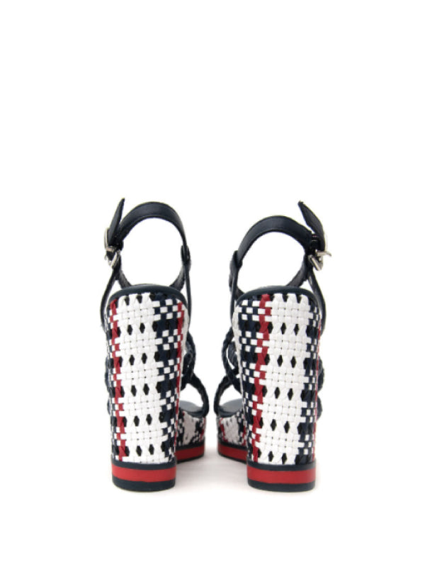 Tommy Interwoven High Wedge RWB / 36