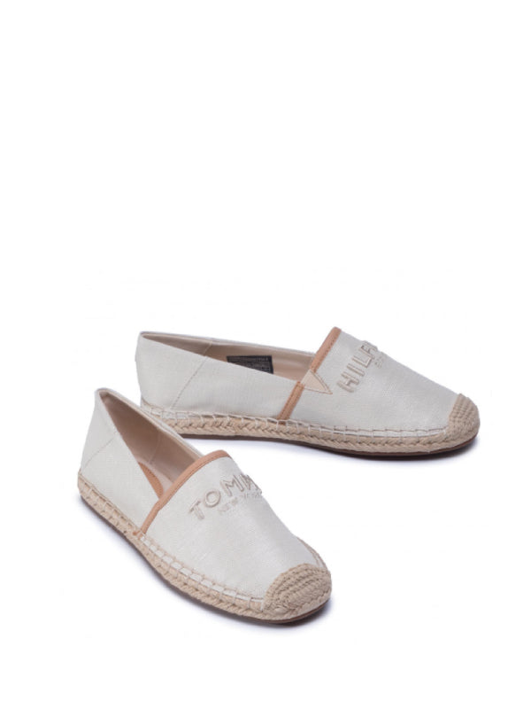 Tommy Embroidery Espadrille Ivory / 36