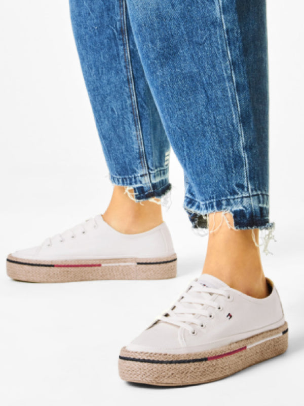 Flatform Rope Sneaker Ivory / 36