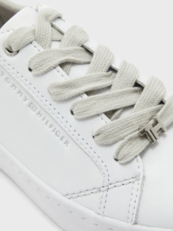 Casual Tommy Hilfiger Sneaker White/Silver / 36