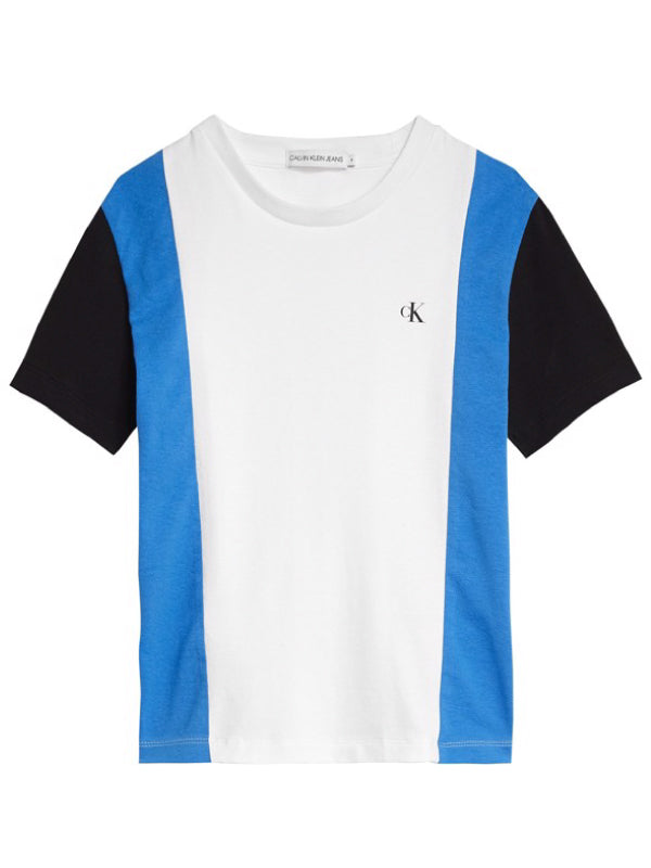 Color Block Ss T-Shirt Bright White / 10