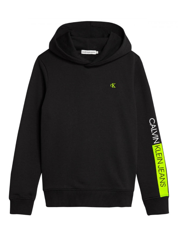 Logo Sleeve Hoodie CK Black / 10