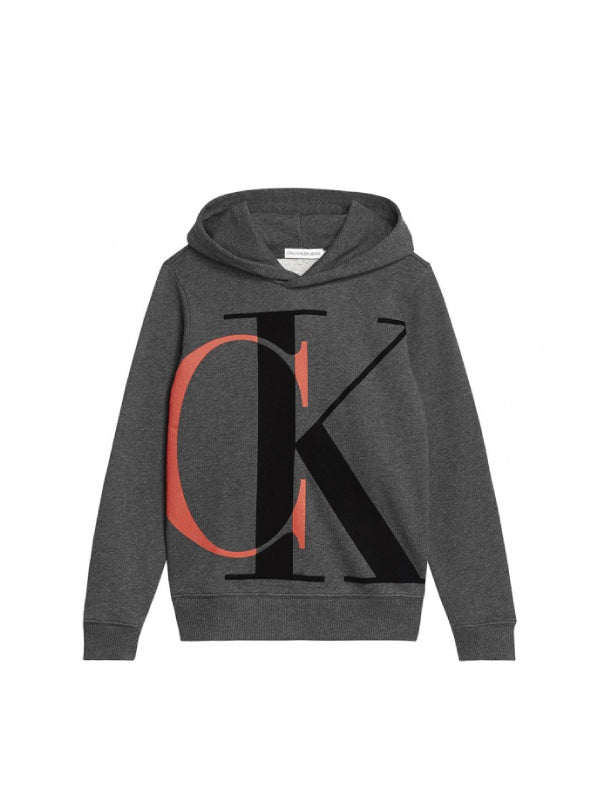 Exploded Monogram Hoodie Dark Grey Heather / 10