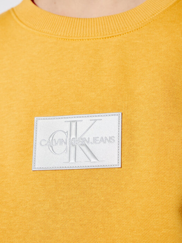 Reflective Ck Badge Sweatshirt Sulfur Yellow / 10