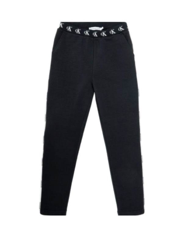 Monogram Str Slim Sweatpant Ck Black / 14