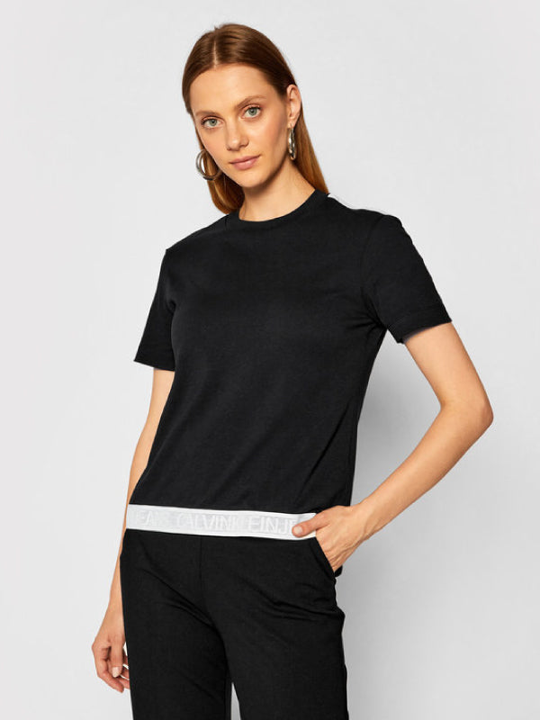 Mesh Tape Modern Straight Tee CK Black / L