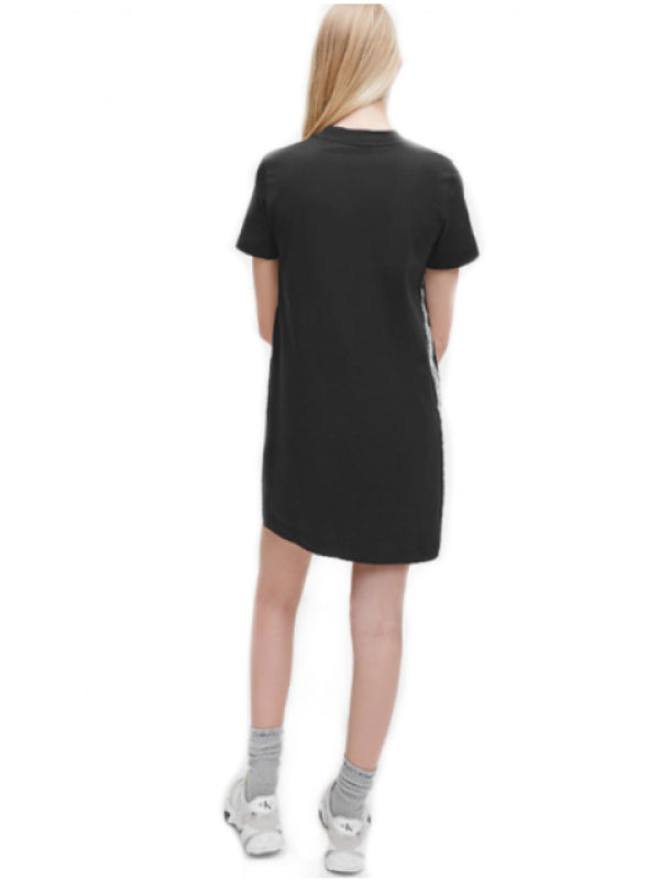 Side Tape T-Shirt Dress CK Black / L