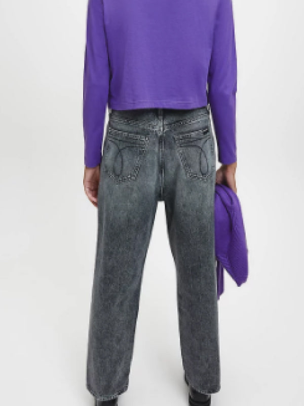 Shrunken Inst Modern Ls Tee Gentian Violet / L