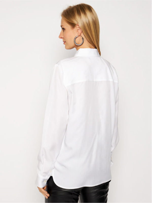 Easy Drapey Shirt Bright White / L