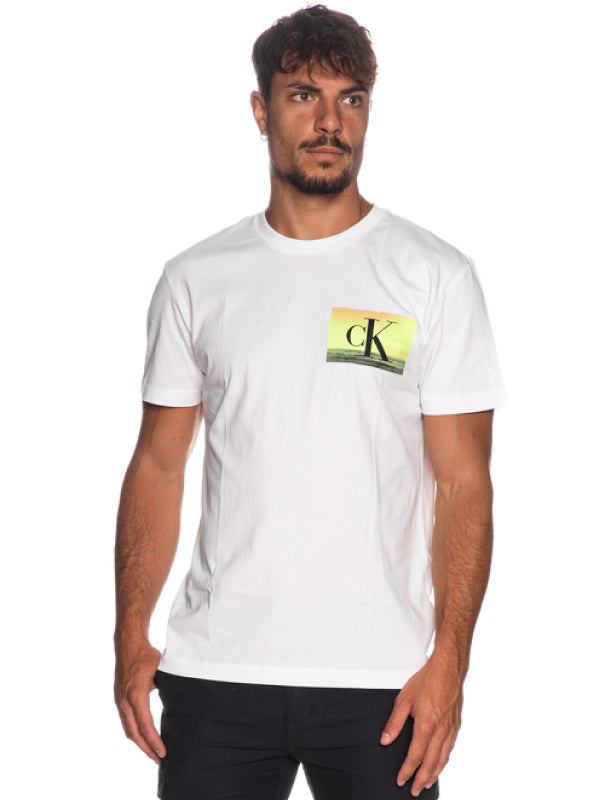 Festival Photoprint Tee Bright White / L