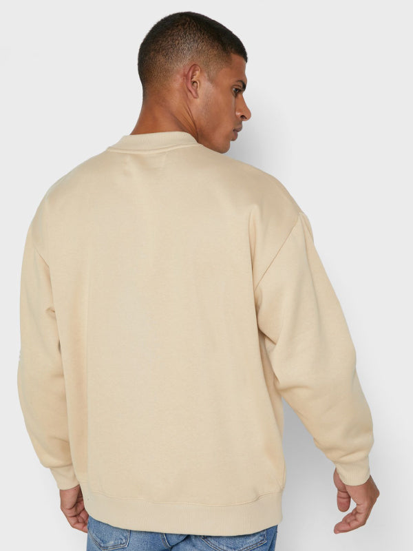 Ck Eco Fashion Mock Neck Irish Cream / L