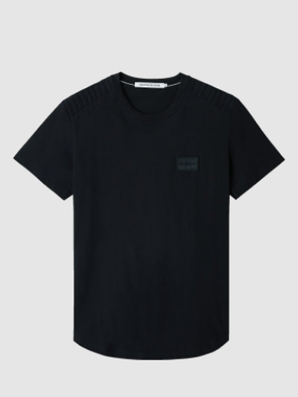 Moto Shoulder Detail Tee Ck Black / XXL