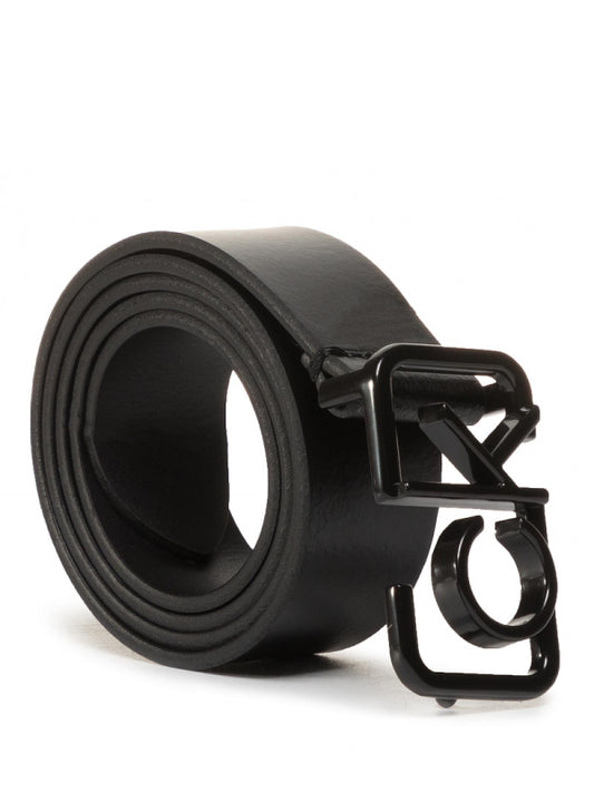 Ck Signature 3Cm Belt ALL BLACK / 85