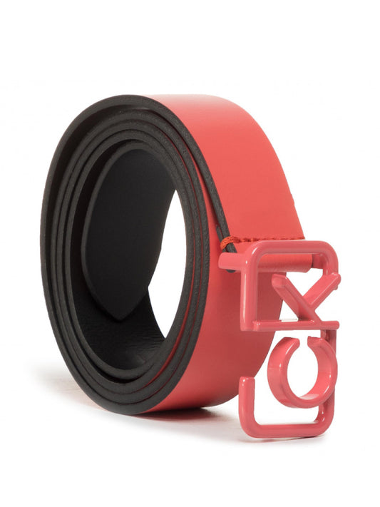 Ck Signature 3Cm Belt ALL CORAL / 90