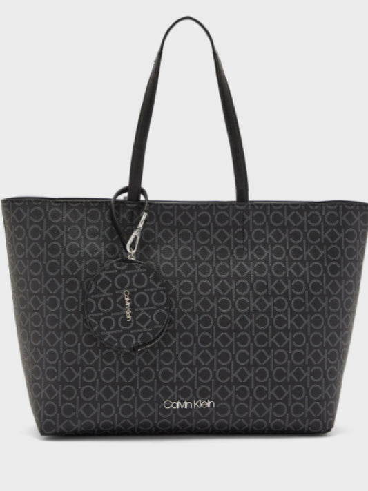 CK MONO SHOPPER MD BLACK MONO MIX / OS