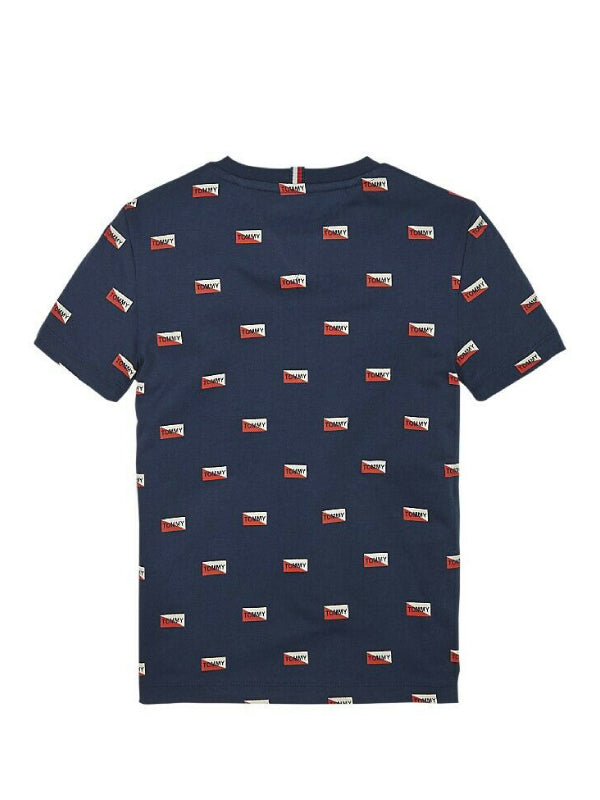 Printed Shields Tee S/S Twilight Navy 654-860 / 10