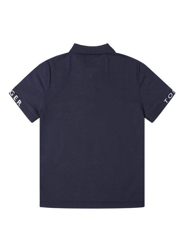 Sleeve Text Polo S/S Twilight Navy 654-860 / 10