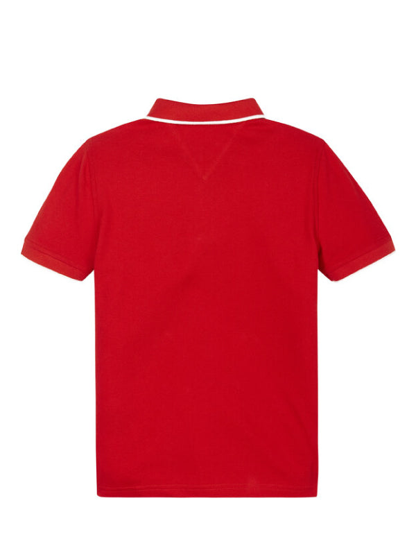 Badge Polo S/S Deep Crimson 106-880 / 10