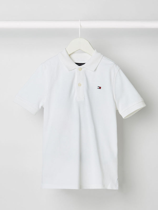 Hilfiger Applique Polo S/S White 658-170 / 10