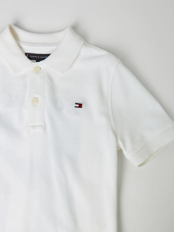 Hilfiger Applique Polo S/S White 658-170 / 10