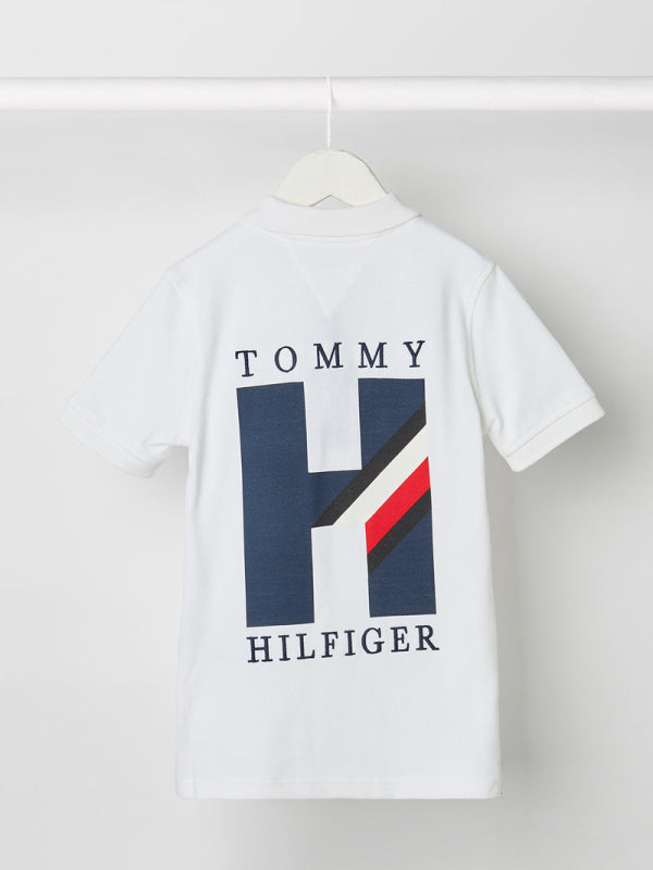 Hilfiger Applique Polo S/S White 658-170 / 10