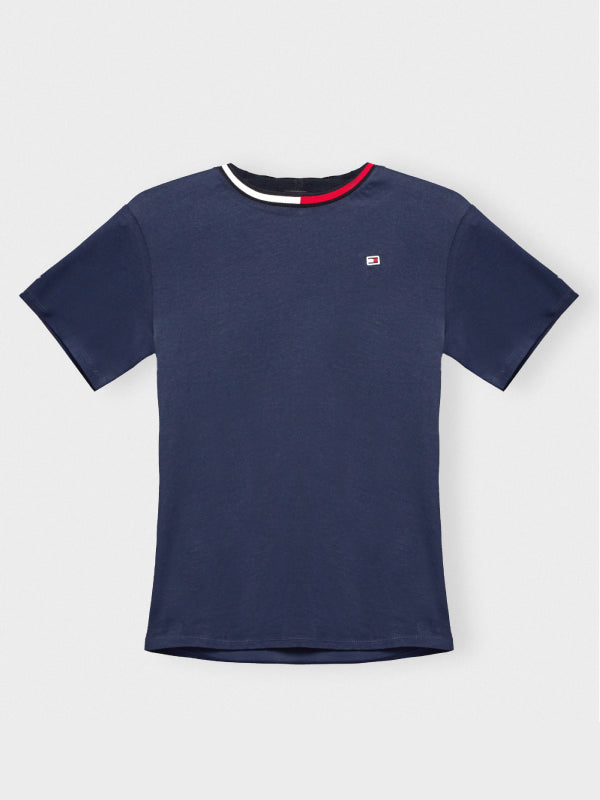 Mesh Insert Boxy Fit Tee S/S Twilight Navy 654-860 / 10