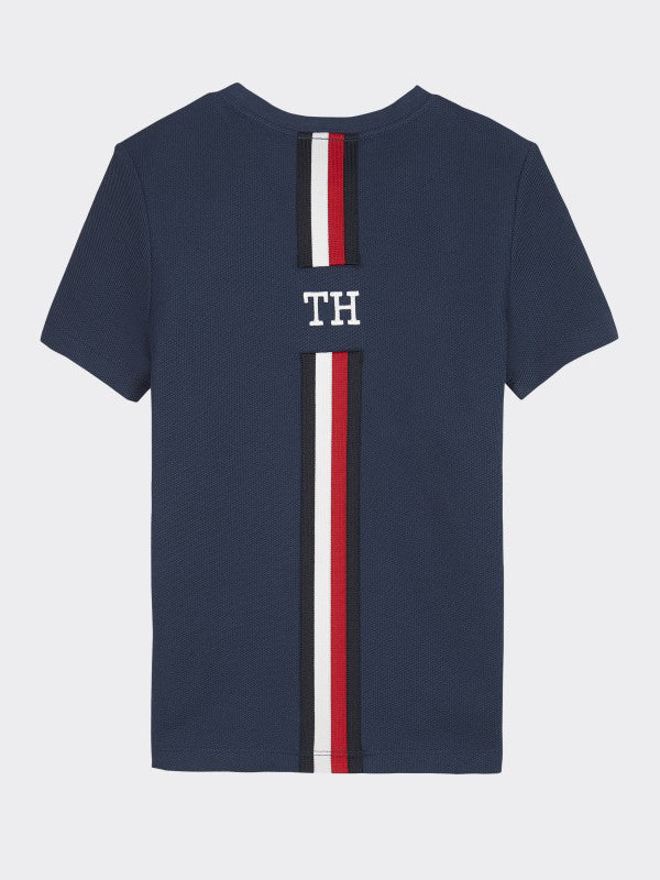 Global Stripe Pique Tee S/S Twilight Navy 654-860 / 10