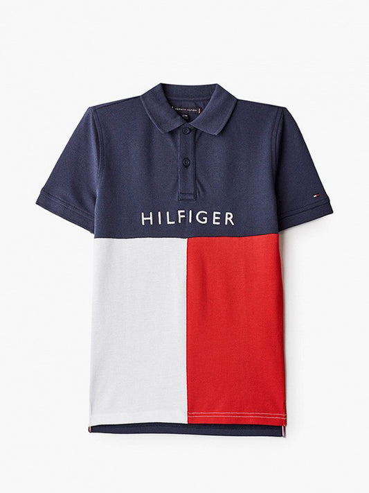 Hilfiger Colorblock Polo S/S Twilight Navy / 10