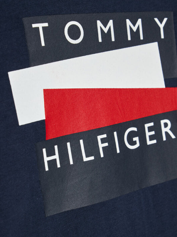 Tommy Hilfiger Sticker Tee S/S Twilight Navy / 10