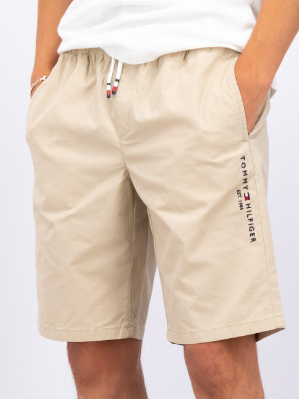 Stretch Poplin Pull On Shorts Silt / 10