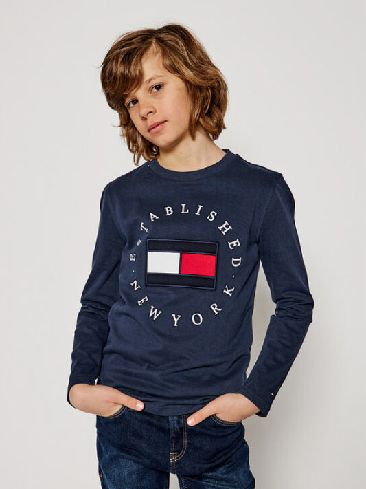 Heritage Logo Tee L/S Twilight Navy / 10