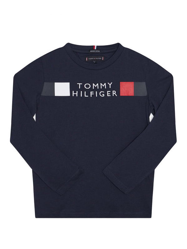 Msw Global Stripe Tee L/S Twilight Navy / 10