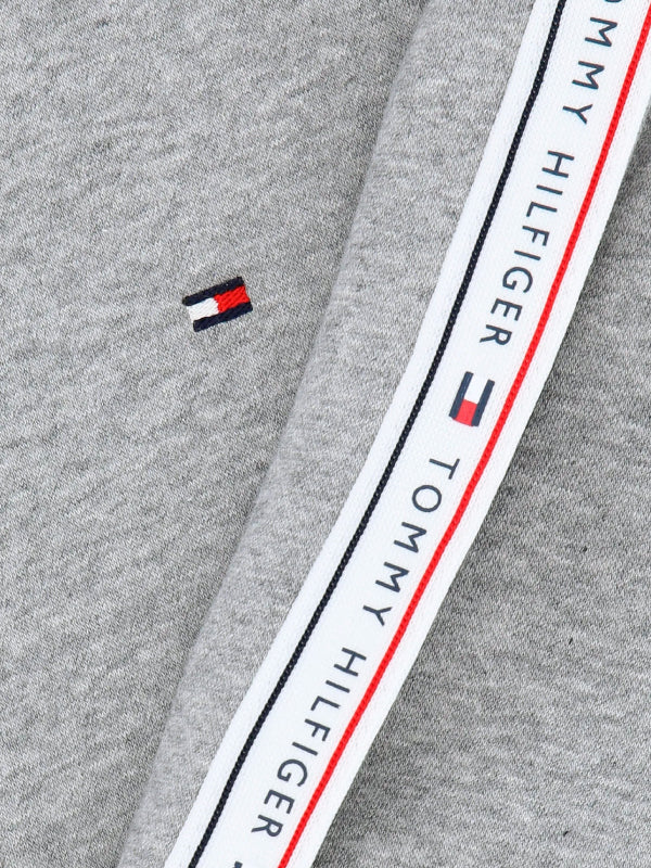 Tommy Tape Full-Zip Mid Grey Htr / 10