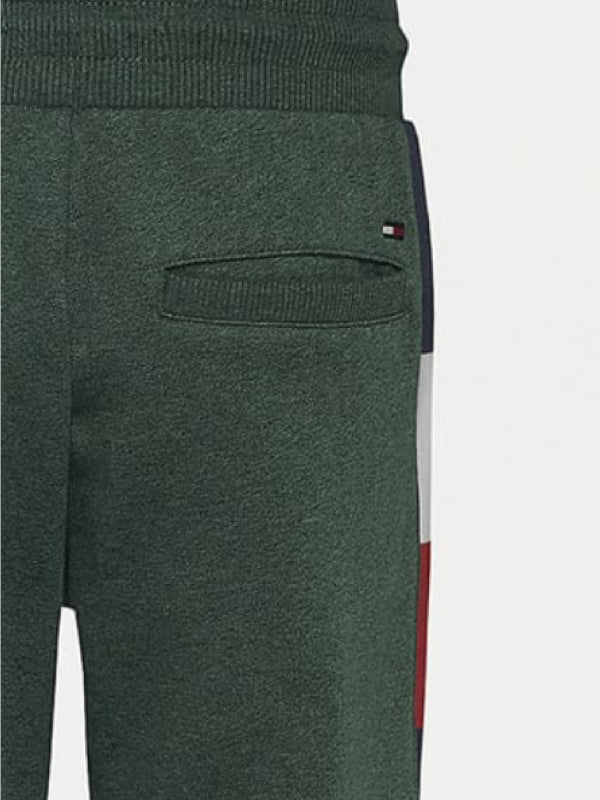 Global Detail Melange Sweatpants Rural Green / 10