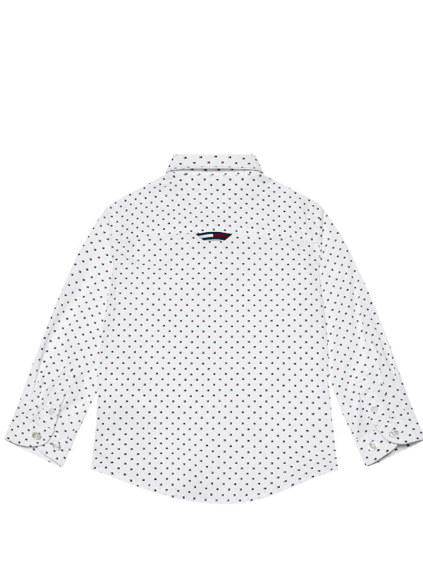 Mini Flag Shirt L/S White / 10