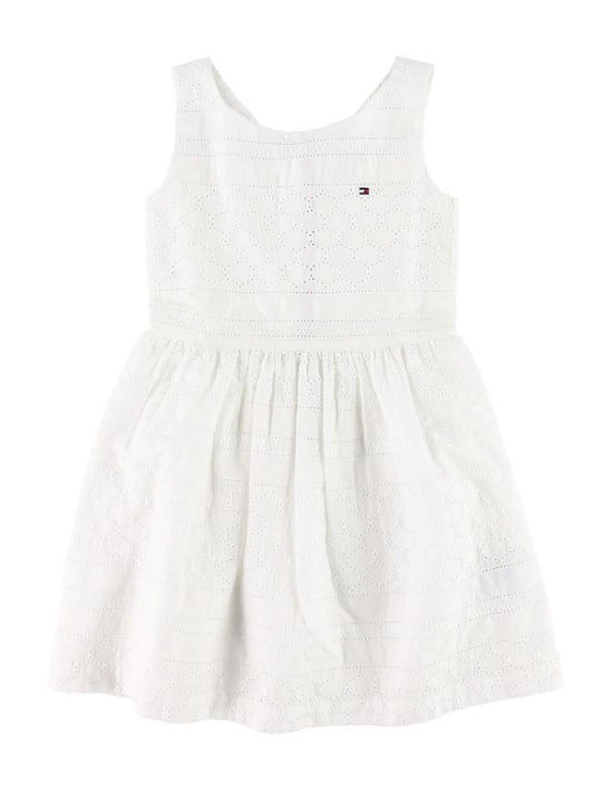 Broderie Anglaise Dress Slvls White / 10