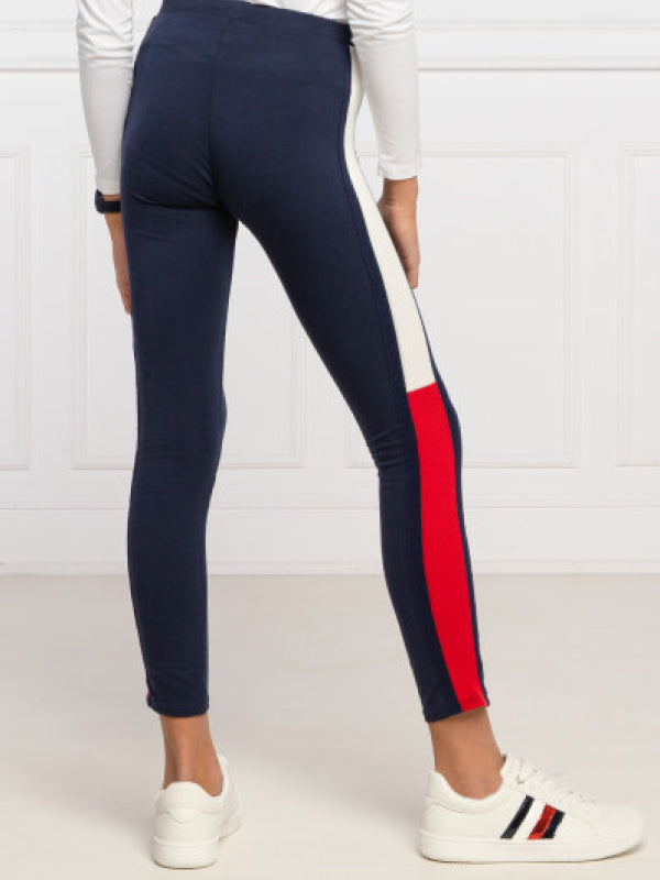 Rib Insert Leggings Twilight Navy / 10