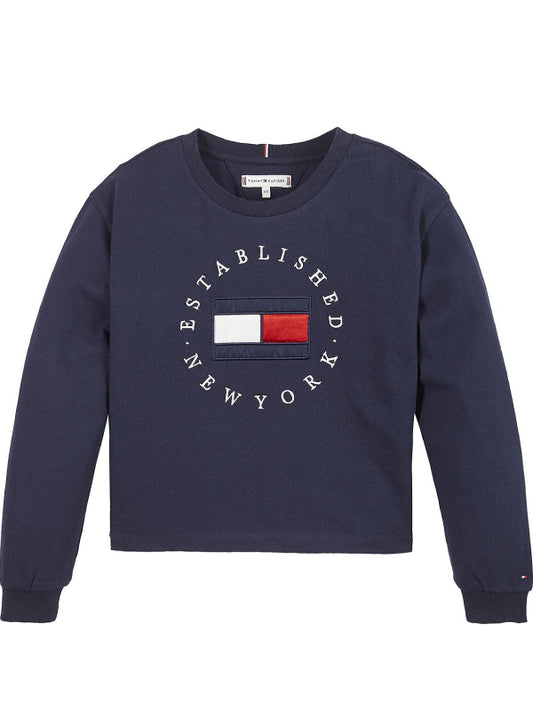 Heritage Logo Tee L/S Twilight Navy / 10