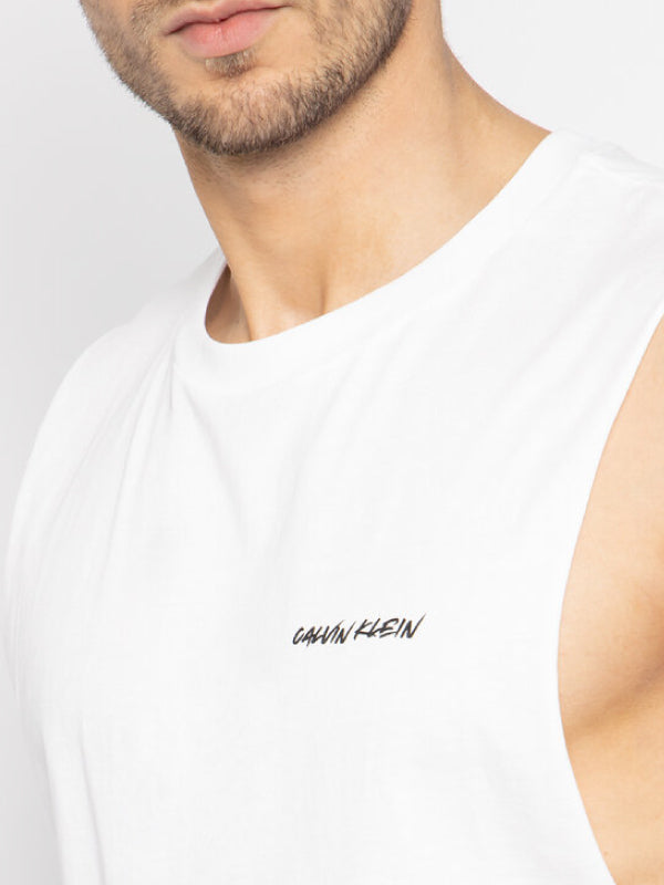 Relaxed Retro Crew Tank PVH Classic White / L