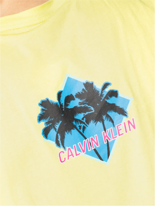 Relaxed Retro Crew Tank Safety Yellow / L