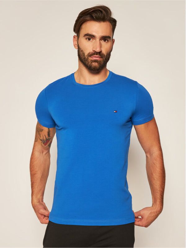 Stretch Slim Fit Tee TH ELECTRIC BLUE / L