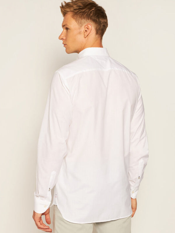 Natural Soft End On End Shirt White / L