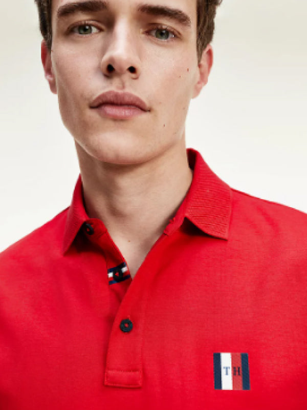 Modern Essentials  Slim Polo PRIMARY RED / L